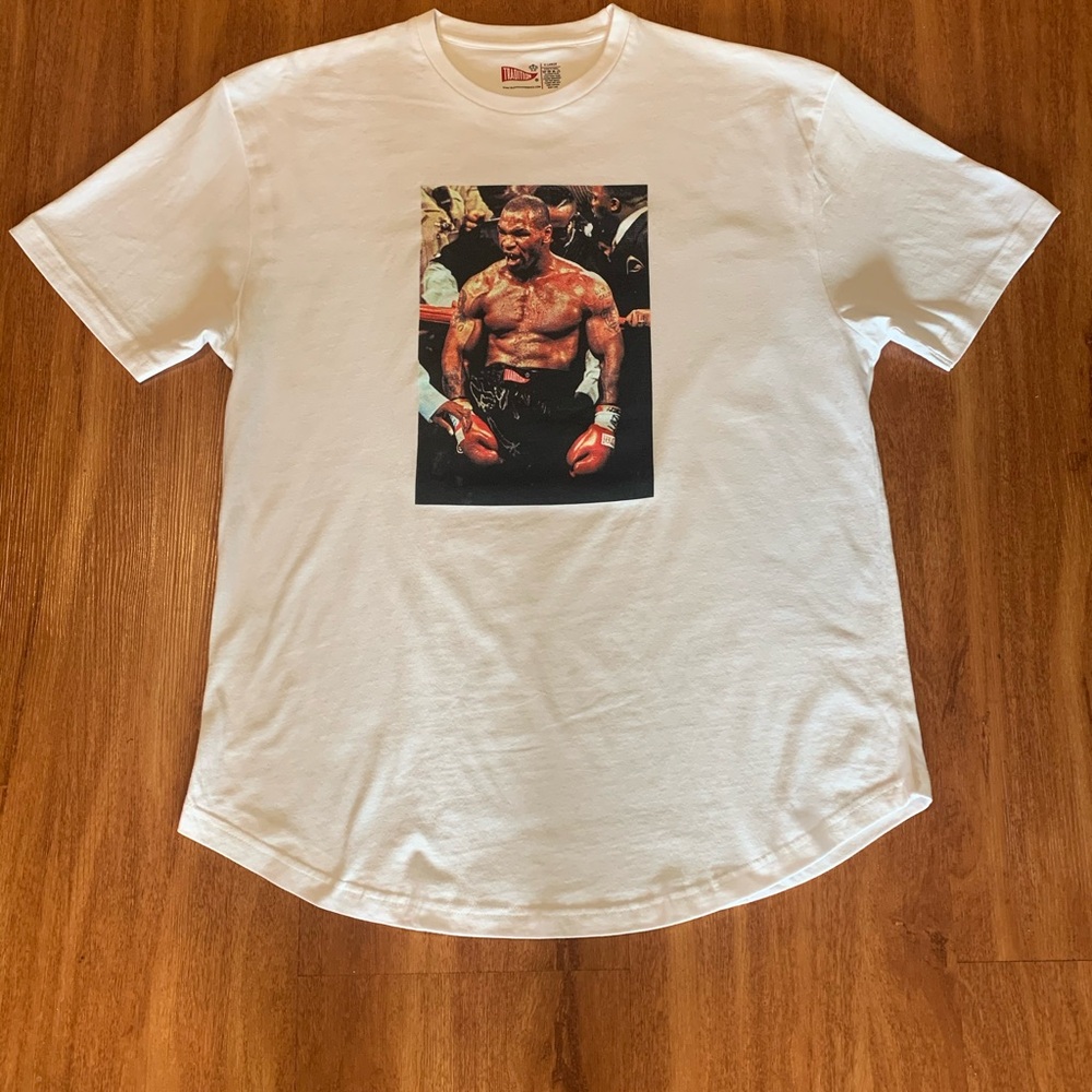 Mike Tyson Short-Sleeve Tee with Graphic Design